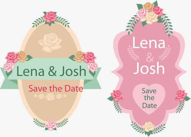 可爱标签卡通海报促销素材免抠