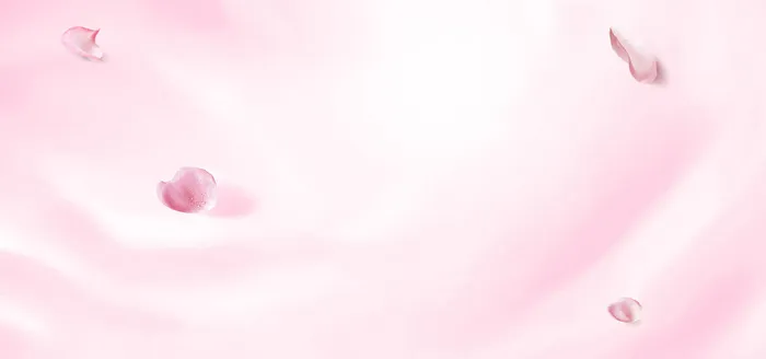 粉色花瓣banner背景高清