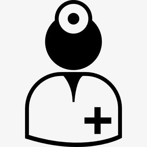 外科医生穿制服图标免抠