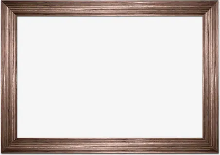 红色木质木板高清创意边框免抠