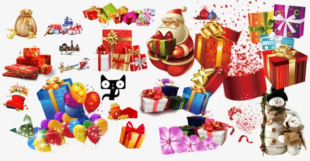 圣诞大礼包免抠 圣诞大礼包免抠