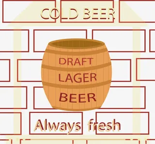 古风背景木质酒桶