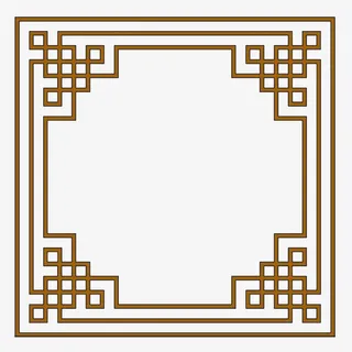 边框中国风免抠