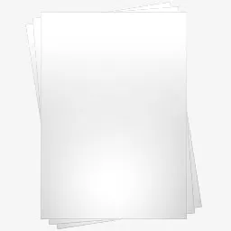 白色文档图标2免抠