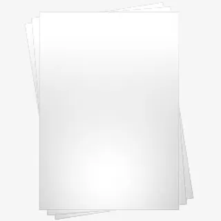 白色文档图标2免抠