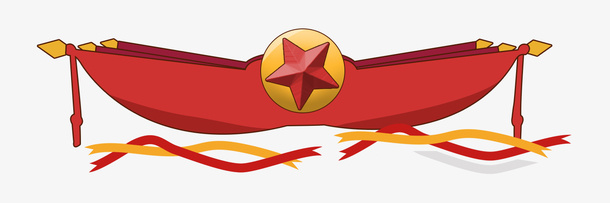 五角星中国风共产主义免抠