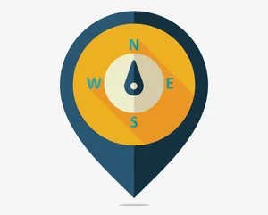 矢量扁平化定位坐标免抠