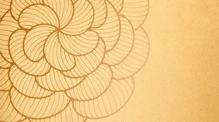 金色花朵背景图