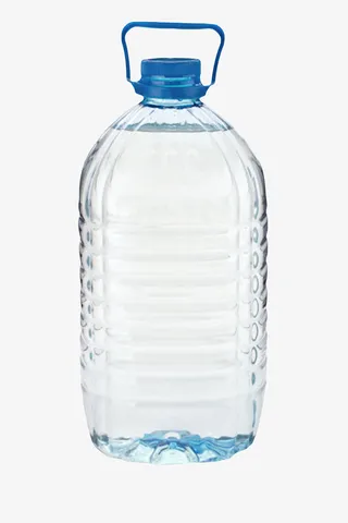 透明解渴蓝色提手的塑料瓶饮用水免抠