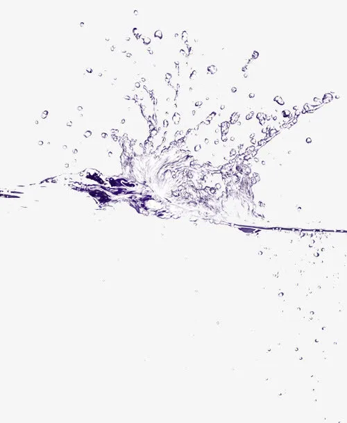 水花四溅免抠