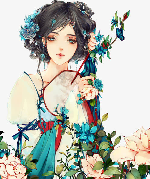 古代美女免抠
