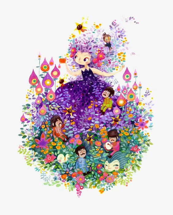 花丛免抠