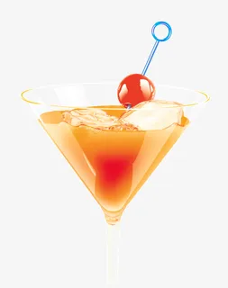 夏天浪漫的橙汁免抠