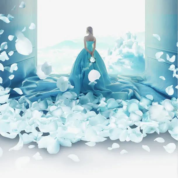 美丽婚纱素材免抠