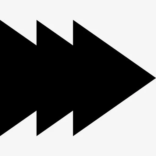 箭三对分组的箭头图标免抠