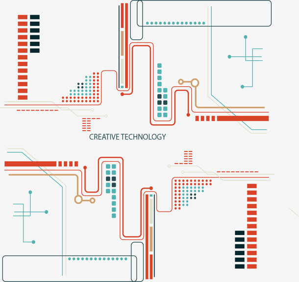 创意科技线路背景