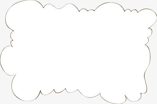 花边 手绘  边框 底纹 卡通免抠