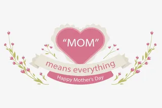 母亲节装饰免抠