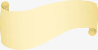 卡通复古卷轴矢量图免抠