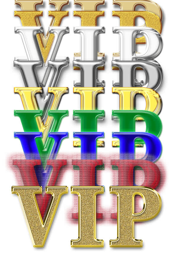 商业VIP字体设计免抠