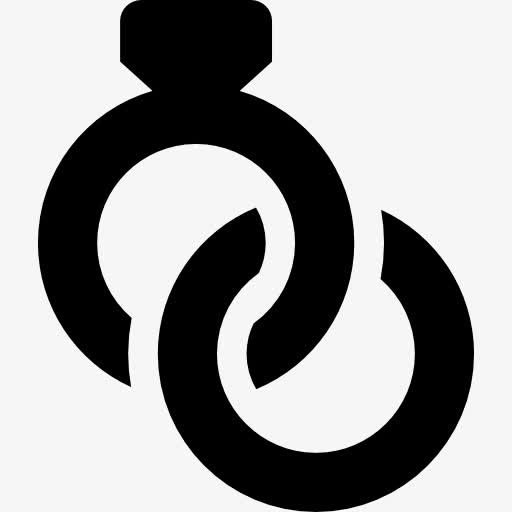 结婚戒指图标免抠