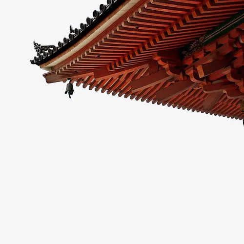 中国风屋檐免抠