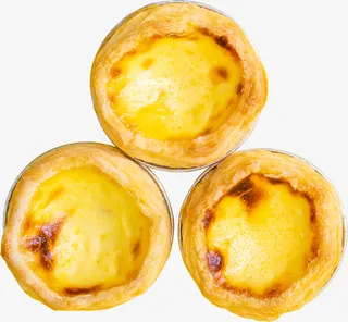 蛋挞三角摆放的蛋挞免抠