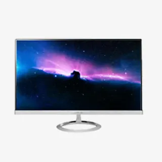 银色电视机上的图片免抠