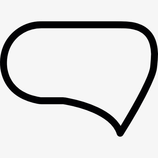 文字气泡图标免抠