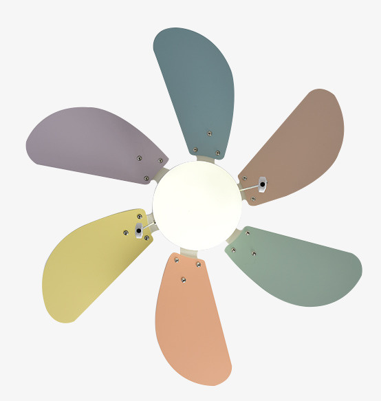 米度儿童彩色风扇灯免抠