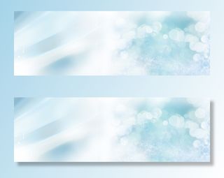 蓝色小清新雪花水背景高清商务科技背景