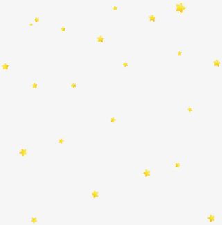 黄色小星星免抠