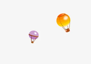 卡通氢气球免抠