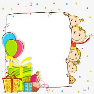 卡通可爱背景边框