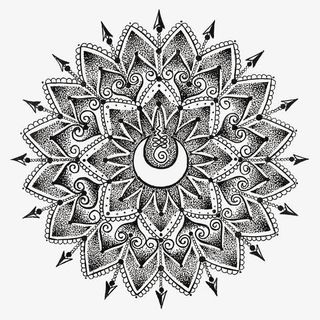 矢量月亮底纹免抠