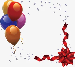 精致的红色丝带免抠