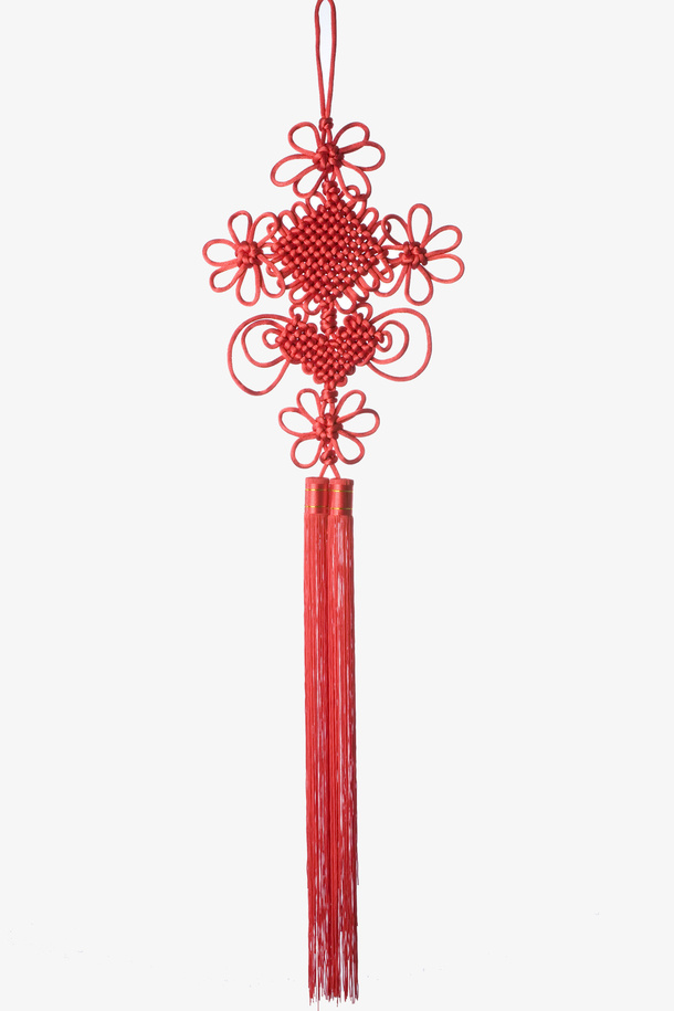 红色喜庆中国结免抠