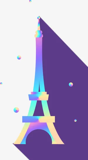 时尚炫彩立体装饰图案免抠