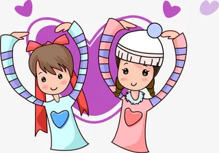 卡通小人png矢量素材免抠