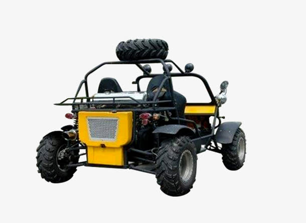 2017年4月10日黄色越野车PNG抠图免抠