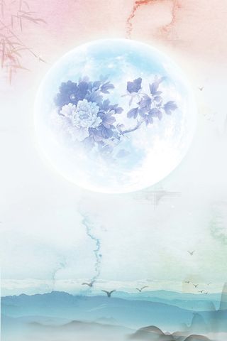 中国风中秋国庆节日促销海报背景素材高清