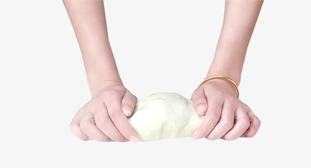 双手和面揉面素材免抠