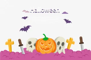 万圣节海报免抠