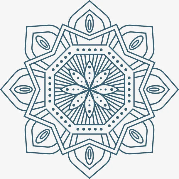 蓝色矢量装饰图案背景