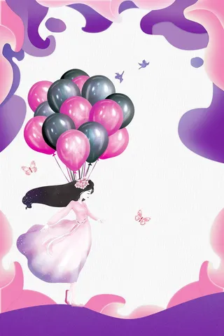 流体渐变商场促销背景素材高清