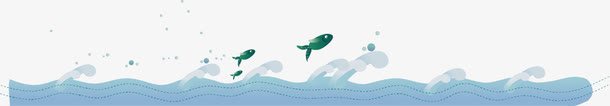 海浪海鱼免抠