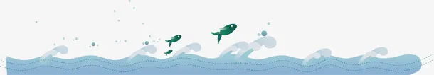 海浪海鱼免抠