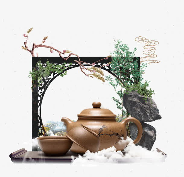 茶文化免抠