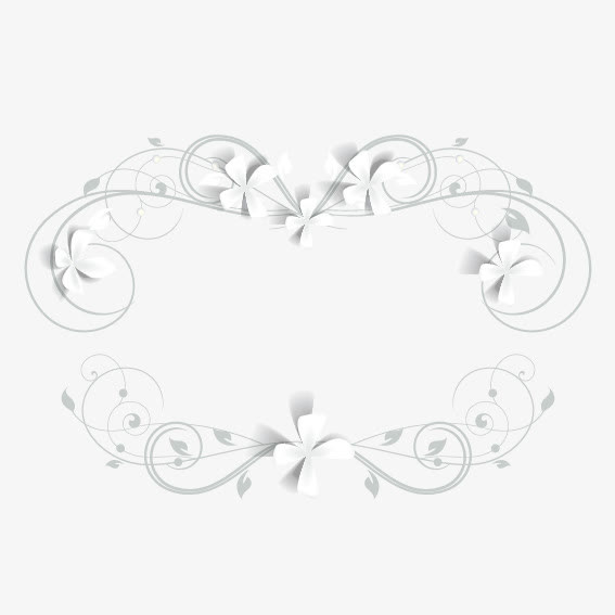 剪纸立体花免抠