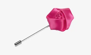 男士粉色胸针免抠